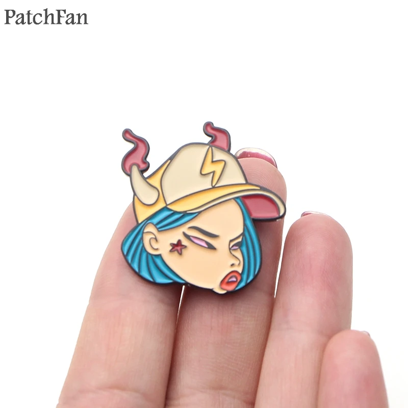 Patchfan Монстры металлические цинковые эмалированные булавки трендовая медаль para рюкзак рубашка одежда сумка броши значки для мужчин и женщин diy подарки A1794