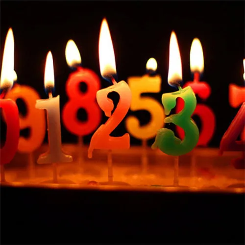 Buy 1Pc Digital 0 9 Digital Birthday Candles Eco Friendly Kids Birthday Party