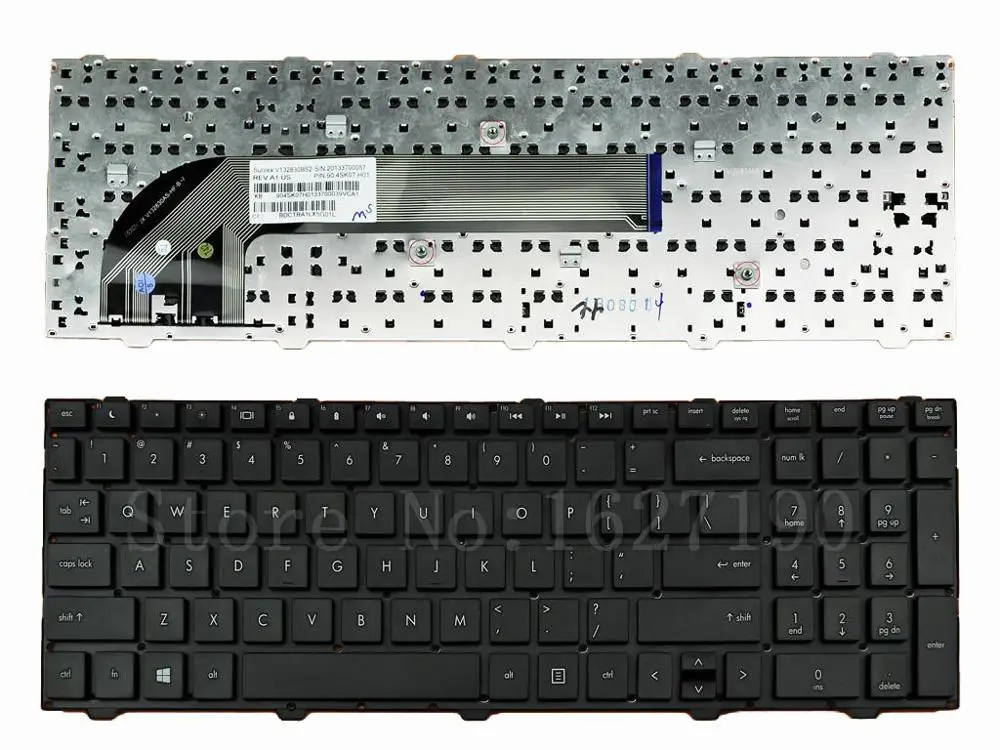 

Клавиатура для ноутбука HP 4540S 4545S 4740S BLACK win8, новая клавиатура V132830BS2 90.4SK07. H01