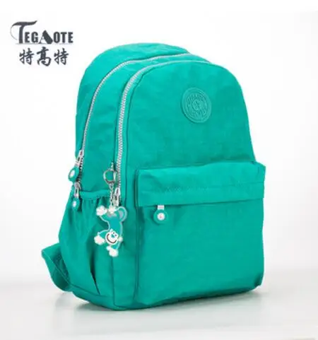 

TEGAOTE Nylon Printing Backpack Women School Bags for Teenage Girls Cute Book bag Student Laptop Backpack Female Sac A Dos 1317
