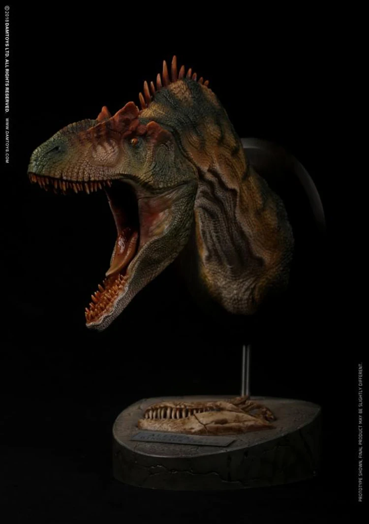 Коллекционная Фигурка животного из ПВХ ALLOSAURUS бюст Коллекционная Голова Статуя музейная серия игрушек исключительный кран для фанатов подарки для мальчиков