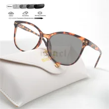 MINCL/ модные Близорукие Солнцезащитные очки Cat женские фотохромные диоптрические очки для чтения UV400 FML