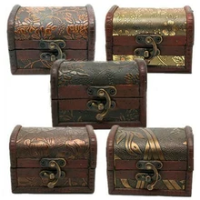 Hot! Vintage Jewelry Pearl Necklace Bracelet Storage Organizer Wooden Case Gift Box