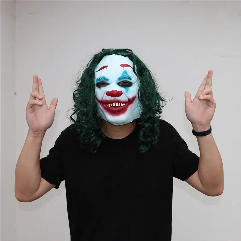 New Movie Batman Joker Mask Cosplay Costumes Props Terror Party Knight of Darkness Latex Masks Perfect Reduction Halloween Gift