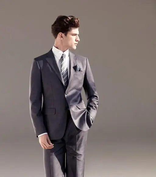 Dark Blue Groom Dress Men S Clothes Turndown Best Slimming Wedding Dark Blue Groom Dress Men S Clothes Turndown Best Slimming Wedding Two Suits Ons