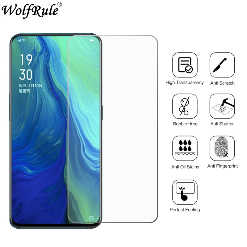 Защитное стекло для Oppo Reno 10X Zoom твердость 9H закаленное | Мобильные телефоны и