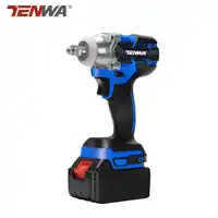 TENWA 21V Impact Cordless Electric Wrench Brushless Wrench profession Power Tool Rechargeable Lithium Battery With Two Batteries