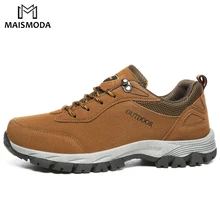 2018 Men’s Hiking Mountain Climbing Shoes Anti-Slip Outdoor Comfortable Walking Trekking Sport Sneakers For Male Hunting