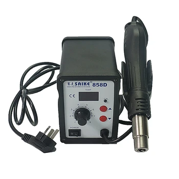 

Saike 858D LED Digital ESD Soldering Station Hot Air Gun 700W Computer Phone Rework Station Ultra-fast Heating
