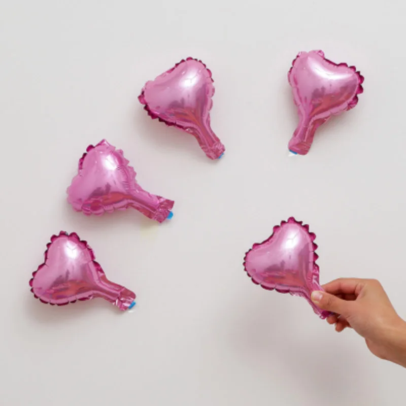 50 шт. 5 дюймов мини-воздушные шары с пентаграммой в виде сердца из фольги для украшения свадебной комнаты Детские вечерние принадлежности для рождественского декора детские игрушки