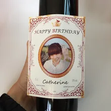 Подарки на день рождения, индивидуальная этикетка для бутылки вина 16th 21st 30th 40th 50th 60th age, для душа, на заказ, вечерние украшения для шампанского