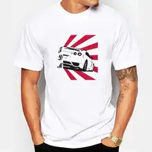 2017 Summer Style Men Simple Fashion nissan jdm Short Sleeve Men’s Cool Car Printed T-shirt Male Tees O-neck Tops