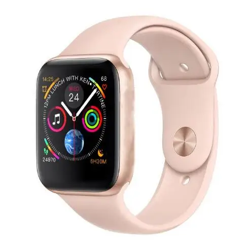 Reloj inteligente iwo 8 Смарт-часы 1:1 44 мм серия 4 монитор сердечного ритма Bluetooth часы для IOS iphone 6 7 8 x Android