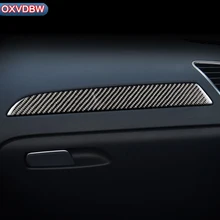 Для Audi A4 B8 LHD RHD аксессуары для салона автомобиля Стайлинг наклейки крышка из углеродного волокна Copilot приборной панели отделка панели Стайлинг