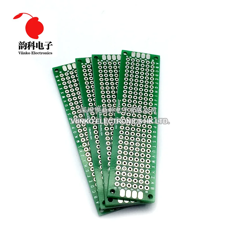 

5pcs 2x8cm 2*8 Double Side Prototype PCB diy Universal Printed Circuit Board