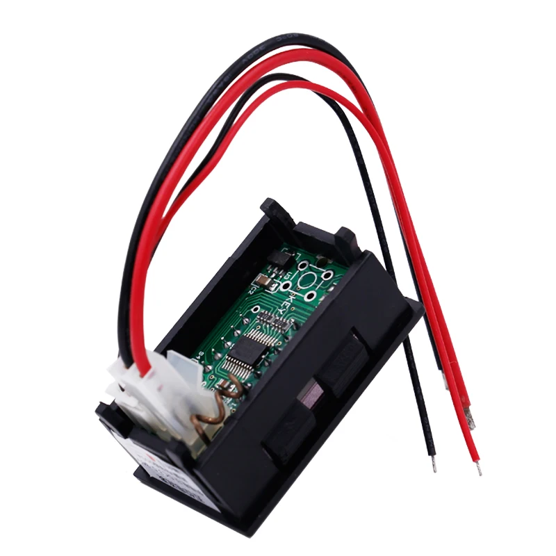 Красный ЖК-дисплей цифровой амперметр DC 0,0000-3.0000A панель измерителя тока Amp тестер для автомобиля скидка 20