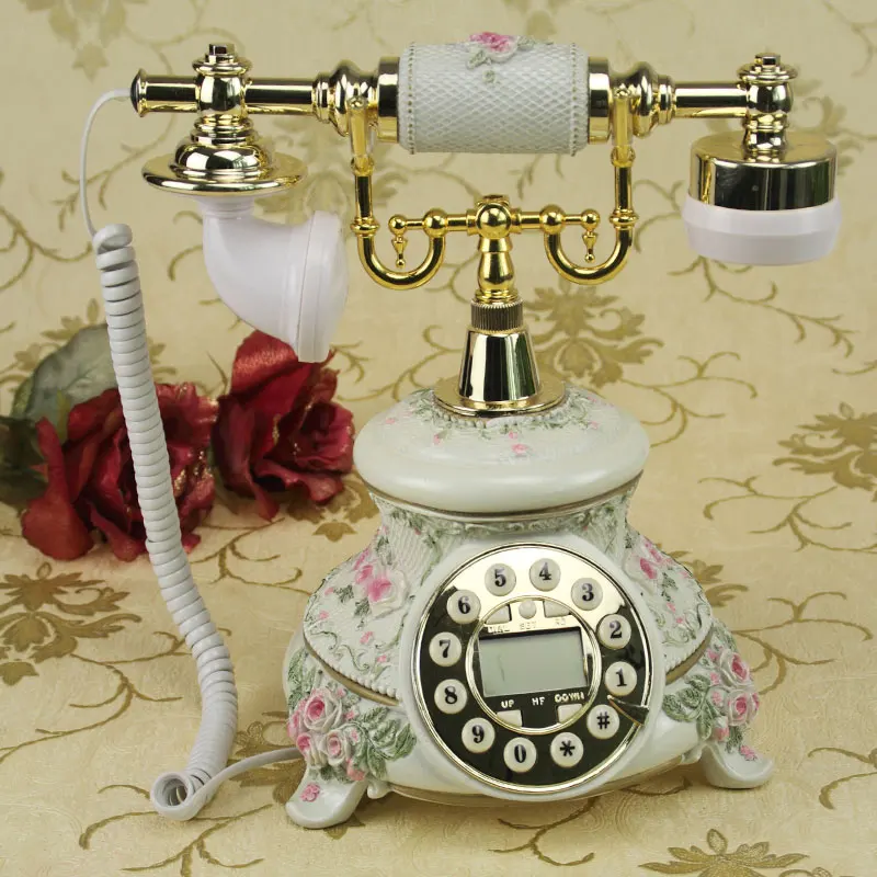 

Dickdenton/ Denton Dick special offer European pastoral style retro decorative gift antique telephone Decoration home art number