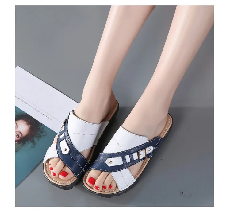 AH 1793-2019 Genuine Leather New Women Sandals-17