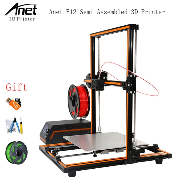 Best Offers Update Threaded Rod High Precision Anet E12 3d Printer DIY Reprap 3d Printer Kit Large Print Size 10M / 1KG Filament Best Offers Update Threaded Rod High Precision Anet E12 3d Printer DIY Reprap 3d Printer Kit Large Print Size 10M / 1KG Filament