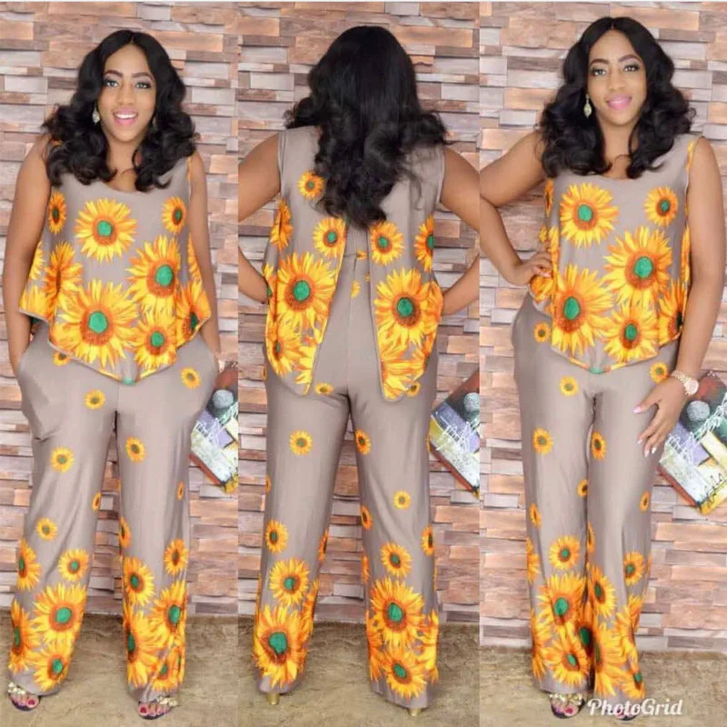 plus size african jumpsuit