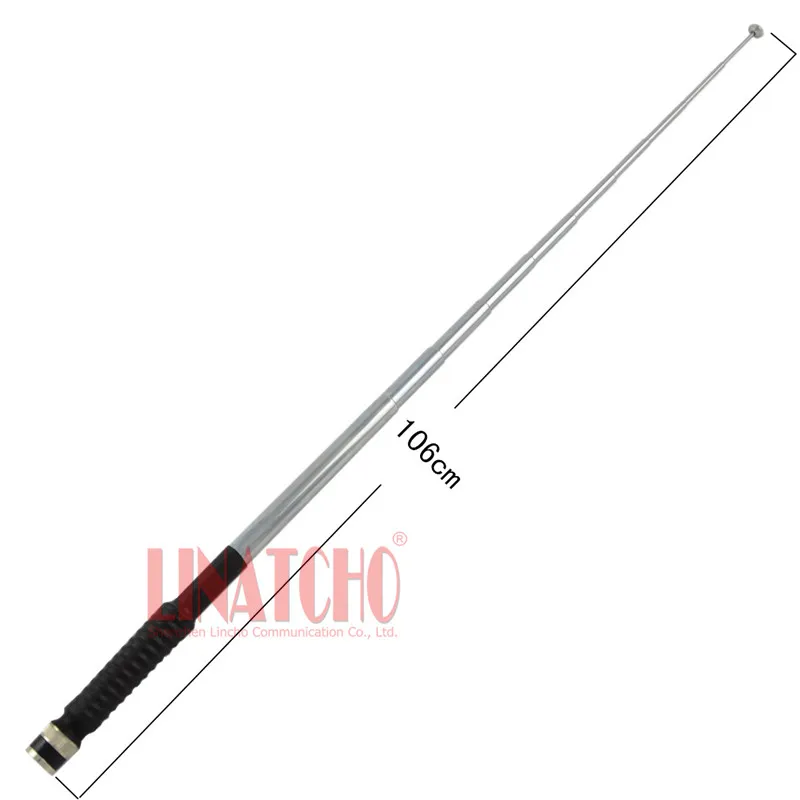 

1 meter long vhf handheld radio spring telescopic bnc connector walkie talkie antenna long distance