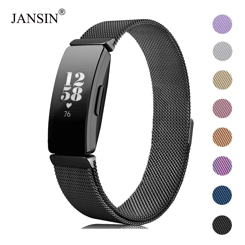 

For Fitbit Inspire HR Band Milanese Loop Magnetic Adjustable Stainless Steel Strap Bracelet Betl for Fitbit Inspire Accessories