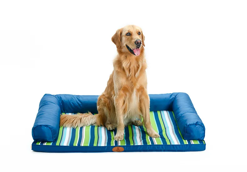 Strip Big Size extra large Washable dog sofa bed House Kennel Mat Soft