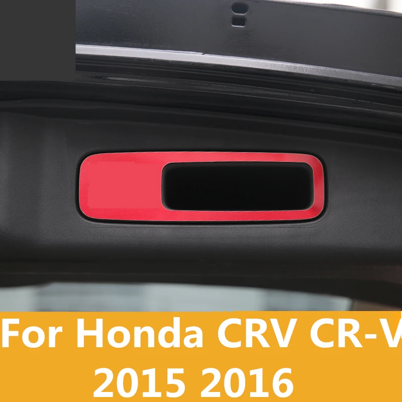 

For Honda CRV CR-V 2015 2016 Chrome ABS Tail Door Handle Frame Decoration Cover Trim Interior decoration Auto Accessories