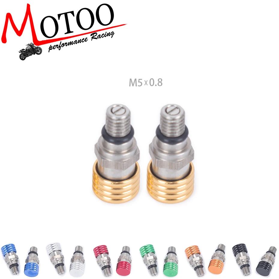 Motoo-M5 * 0 8 мм демпфирующий клапан для мотоцикла мотокросса вилки сброса воздуха RM125