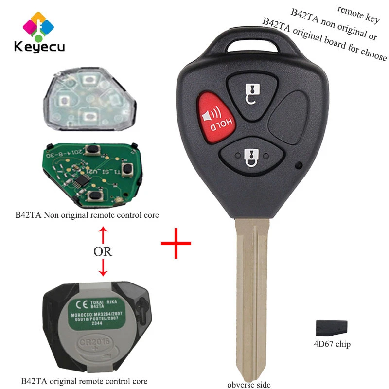 Mengganti Remote Fob Toyota Corolla B42TA: Panduan Lengkap dari Pemilihan hingga Pemasangan