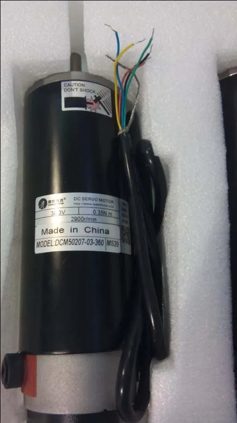 US $106.98 New Leadshine DC Servo Brush Motor DCM5020703360 Work 2448VDC Output 03NM To156NM Work With Drive DCS810S Brush Servo Motor