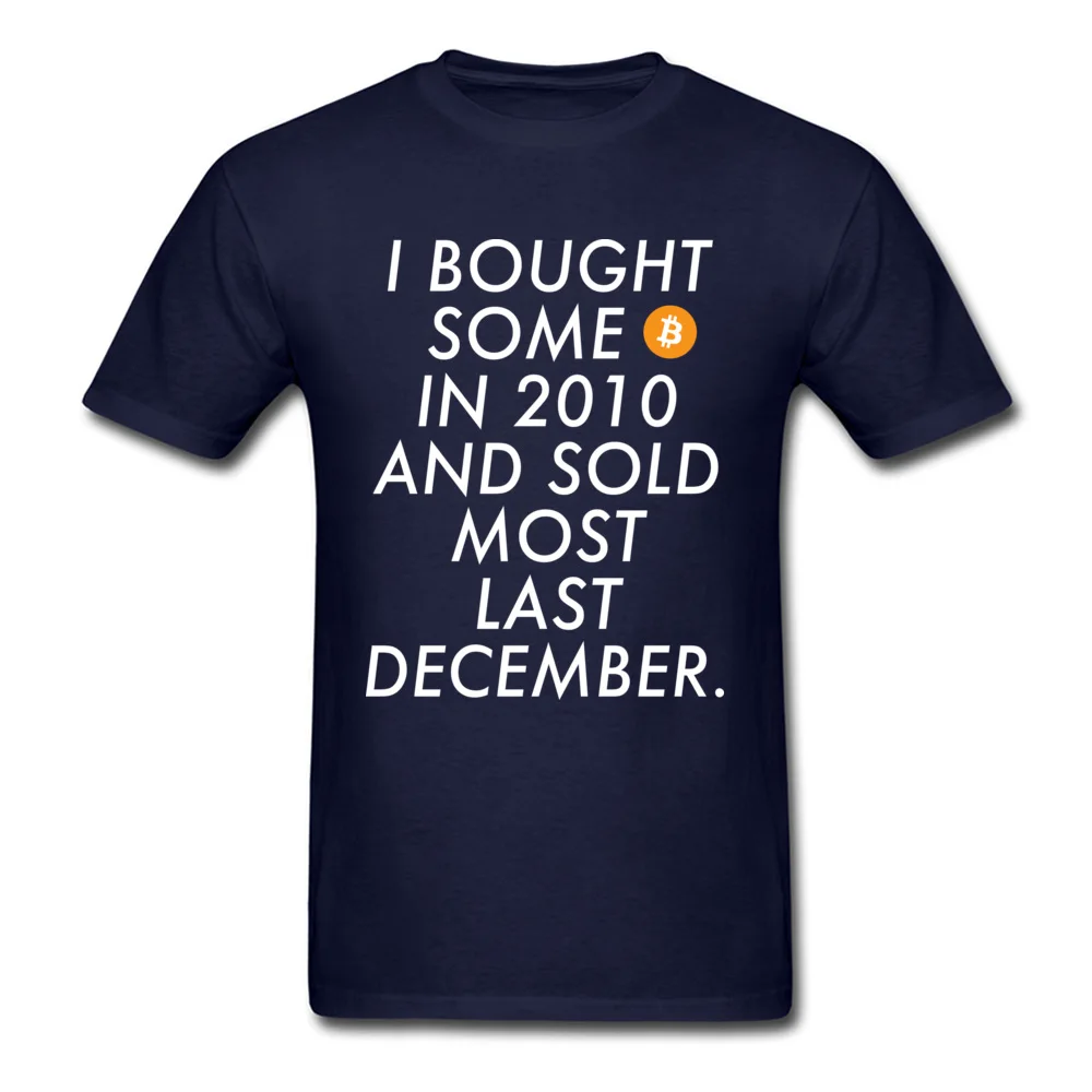 Latest Men's Top T-shirts bitcoin investor Customized Tops T Shirt Summer/Fall 100% Cotton Round Neck Top T-shirts Short Sleeve bitcoin investor navy