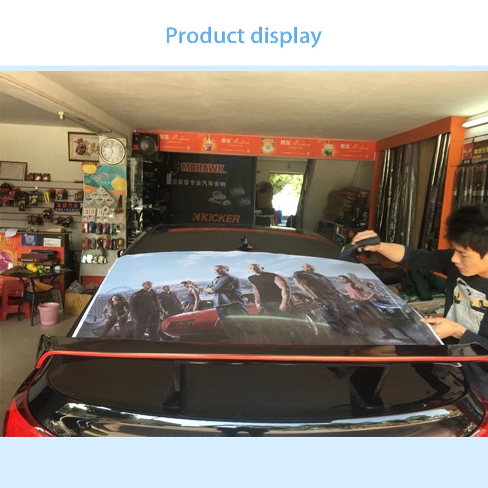 NOANS 3D наклейки на заднее стекло автомобиля, лобовое стекло, светоотражающие Аксессуары для Fiat 500 Punto Chevrolet Cruze Aveo peugeot 206