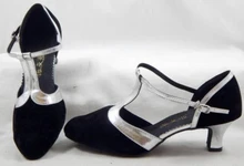New Free Shipping Black Suede Closed Toe Dance Shoe Ballroom Salsa Latin Waltz Tango Bachata Dancing Shoes ALL Size