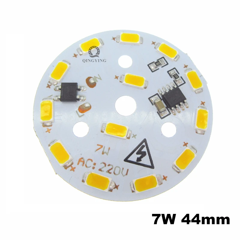 Platine LED SMD 2W 220V 110lm 120° Ø56mm - Blanc Chaud 3200K