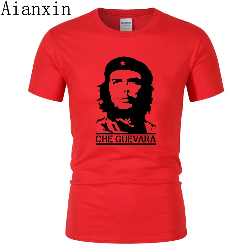 

2019 Summer Newest Fashion Che Guevara Printed T Shirt Men Cool Design High Quality Tops Custom T-Shirt Hipster Tees
