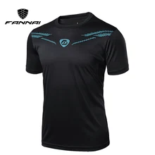FANNAI Men T Shirt Sport Tops Tees Quick Dry Fitness Gym t shirt Men’s Running Shirts Short sleeve Jerseys Sportswear Workout