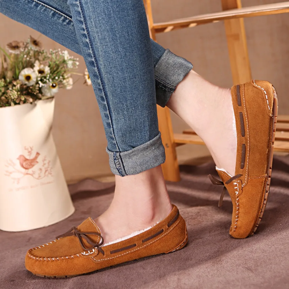 Dames Schoenen voor voor Dames Schoenen voor voor Platte schoenen voor  Loafers en mocassins Fabrizio Viti Suède Cloud Suède Slippers in het Bruin  allware.com.br