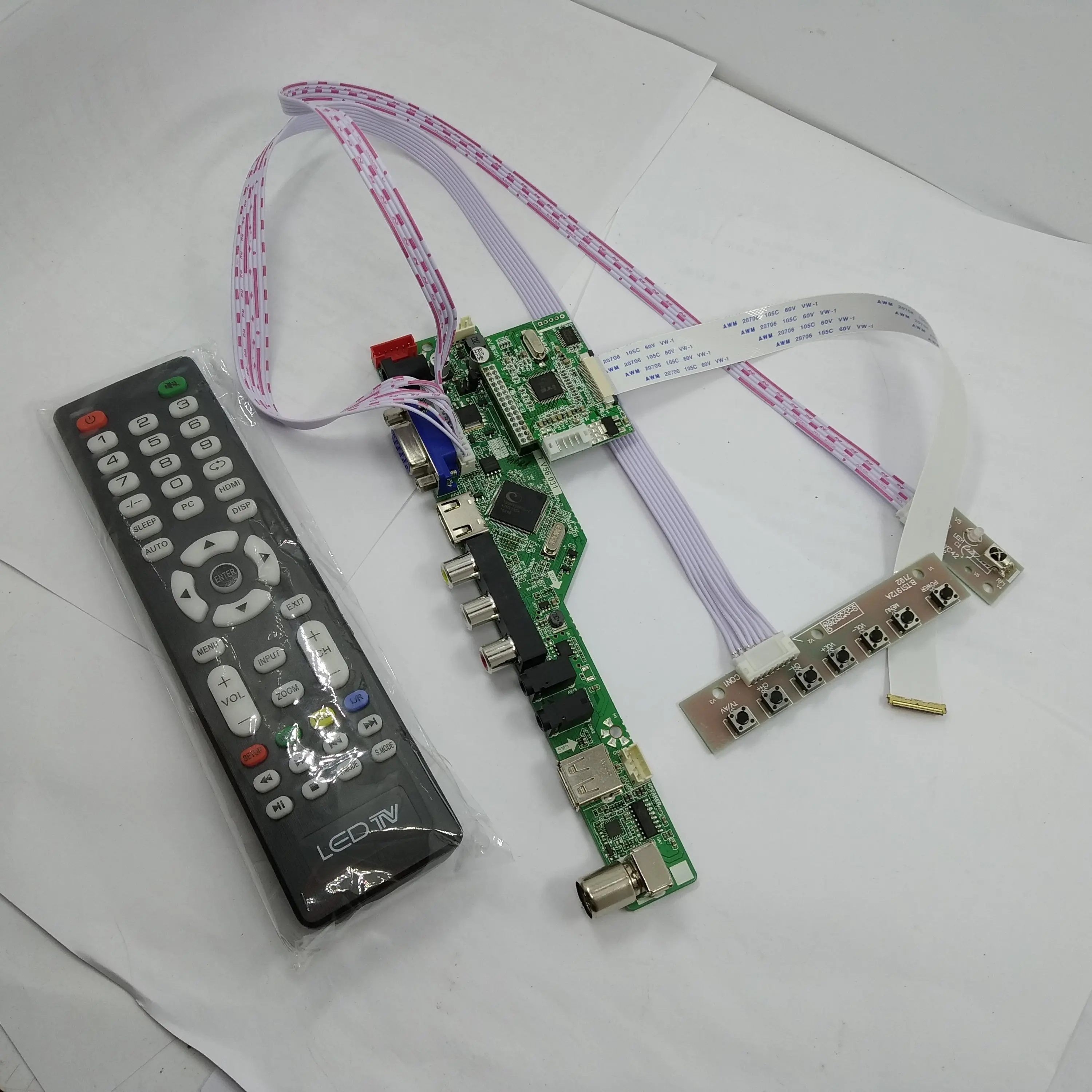  card kit Controller board LED For LP156WF6-SPL1/SPl2 1920X1080 1080P Screen Audio TV LCD VGA HDMI E - 33031575280