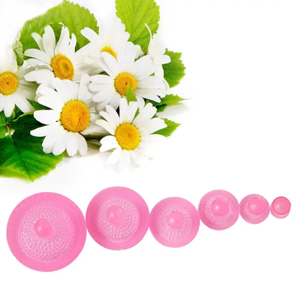 

6pcs/set Cookie Cutter Embossing Cake Mold Daisy Flowers Forms For Cookie Pastry Wedding Cake Decorating Tools