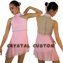 Пользовательские фигурное катание платья Кристалл бренд Vogue лед соревнование в катании на коньках платье DR3278