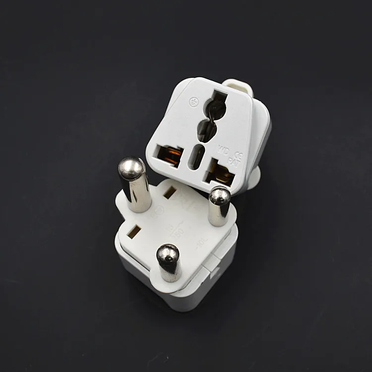 10pcs/lot Big South Africa plug socket Cape Town Travel Converter Adapter Household Plugs Power