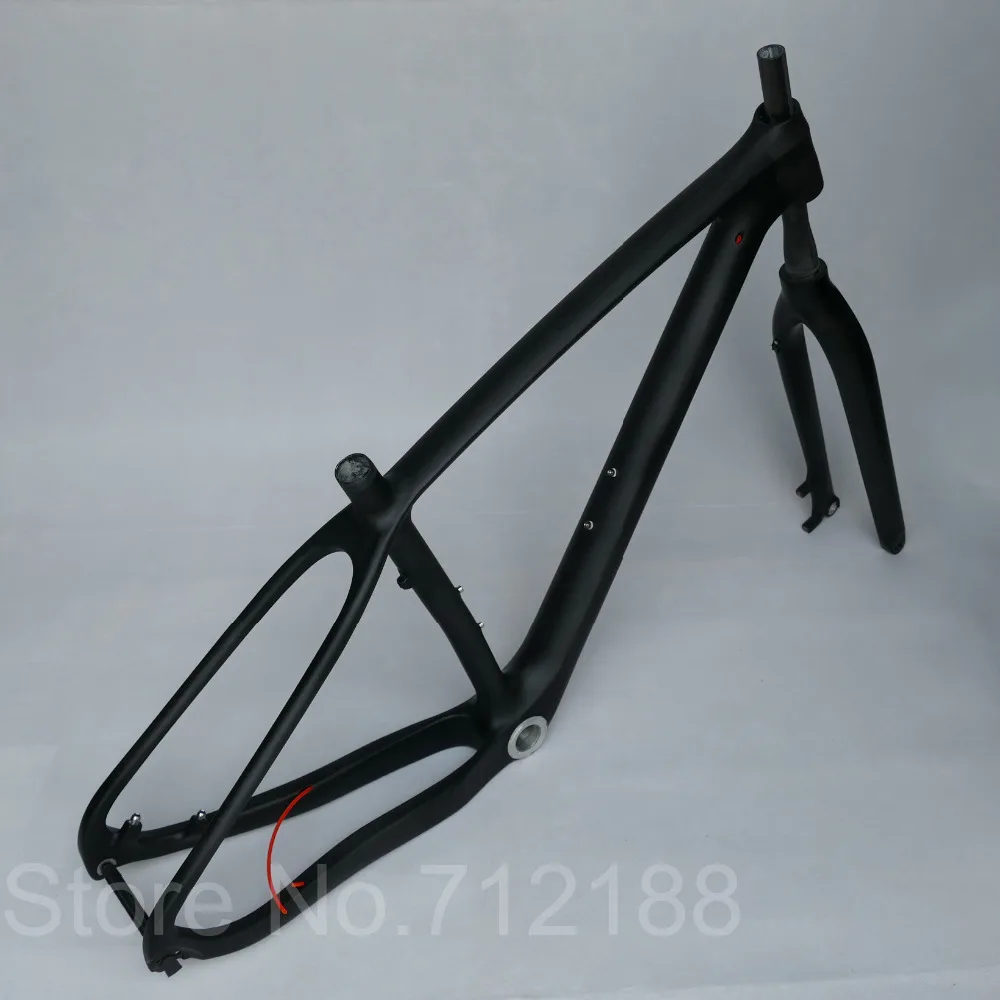 Perfect 29er UD Carbon Matt / Glossy Mountain Bike Frame Fork BSA / BB30 - 15.5" , 17.5" , 19" Mtb Frame + FORK 15MM Thru Axle 1 Perfect 29er UD Carbon Matt / Glossy Mountain Bike Frame Fork BSA / BB30 - 15.5" , 17.5" , 19" Mtb Frame + FORK 15MM Thru Axle 1
