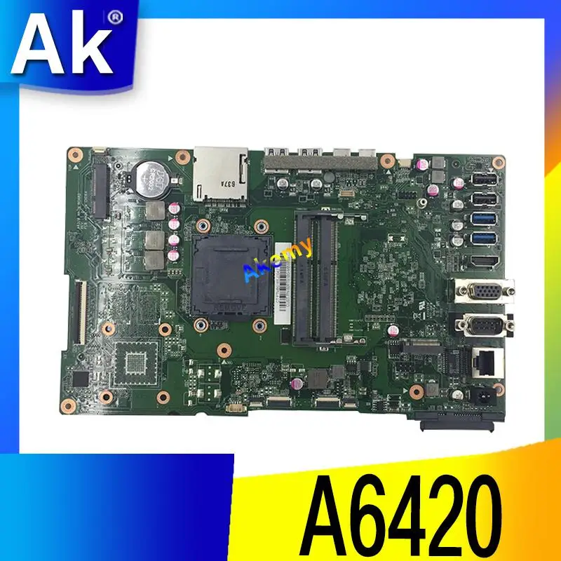 

A6420 MAIN_BD._/UMA/TPM With G1840 Motherboard For ASUS A6420 All in one Desktop Mainboard 90PT01B0-R02000 DDR3 1600MHz Test OK