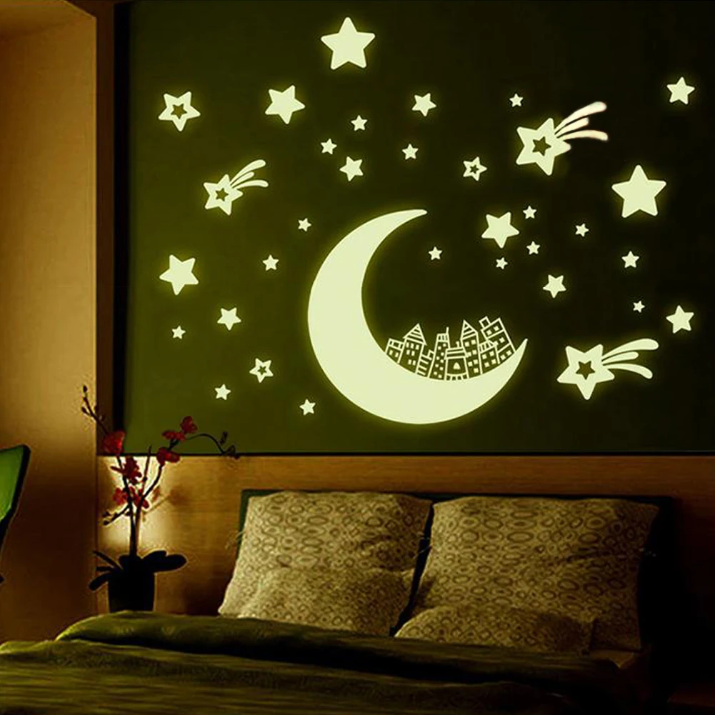 Night Light Luminous Stickers Home Decor Home Decoration Wall Sticker