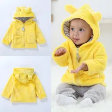 Пальто с капюшоном и длинными рукавами для детей 6-24 месяцев, верхняя зимняя одежда, теплая хлопковая куртка с капюшоном для мальчиков и девочек, детская одежда#2