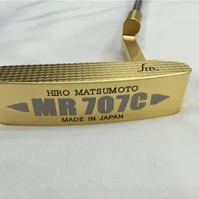Фирменная Новинка Хиро Мацумото MR707C клюшки гольфа золота Паттер; гольф клюшки для гольфа 32/33/34/35/36 дюймов Сталь вал с головных уборов