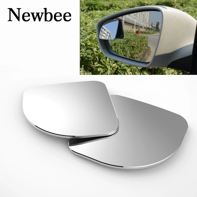 

Newbee 360 Degree Adjustable Frameless Ultrathin Wide Angle Blind Spot Rear View Mirror For Motorcycle Parking Car Styling