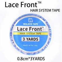 0,8 см* 3 ярда крепкий синий кружевной передний поддерживающий скотч двухсторонний клей и 1 бутылка для удаления клея волос 30 мл