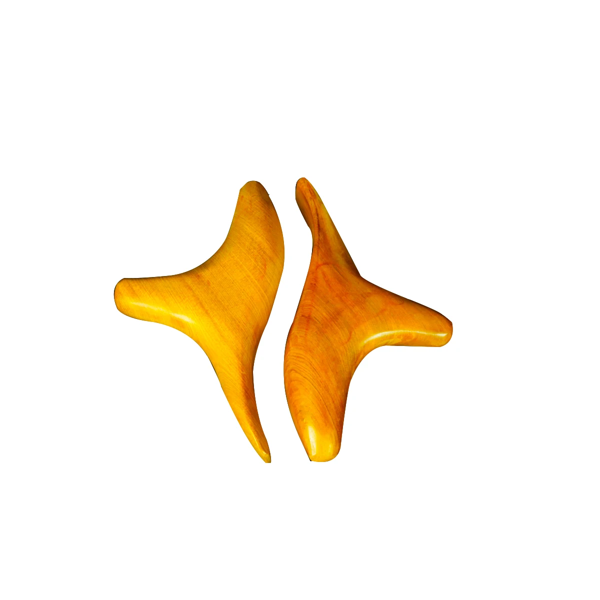 10Pcs Wood Triangle Foot Massager Foot Acupoints Massage Relaxing Muscles Relieving Pressure Foot Manual Pick Foot Tools